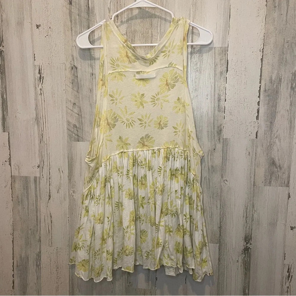 Free People Madison Tank Print Light Combo Drapy Babydoll Boho -Size Small - Picture 6 of 9